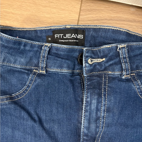 FITJEANS Blue Denim Flare Jeans - Picture 3 of 4